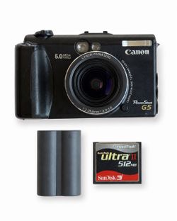 Canon PowerShot G5 Digital Camera – Complete in Box – CCD – Tested & Working