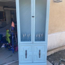 Blue Vintage Cabinet 