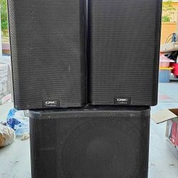 QSC K12.2 Speakers and KW181 Subwoofer