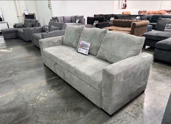 Convertible sofa grey color