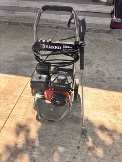 Black max 2500 gas psi pressure washer