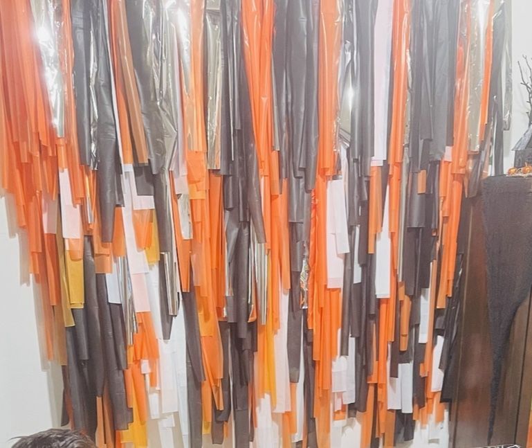 Halloween fringe Backdrop