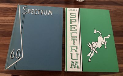 1960 & 1961 Portland's Jefferson High Spectrum Yearbooks