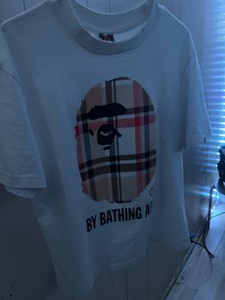 BAPE A Bathing Ape Plaid Graphic T-Shirt