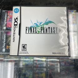 Final Fantasy lll DS $50 Gamehogs 11am-7pm