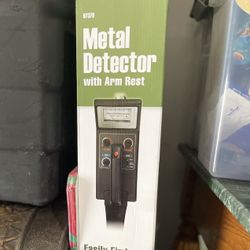 9-Function Metal Detector With Arm Rest NEW