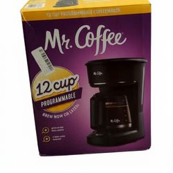 NEW! MR. Coffee 12 cup programmable coffee maker