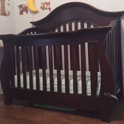 Cherry wood crib