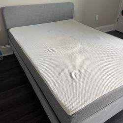 Bed Frame With Bed Mattress Twin Size 