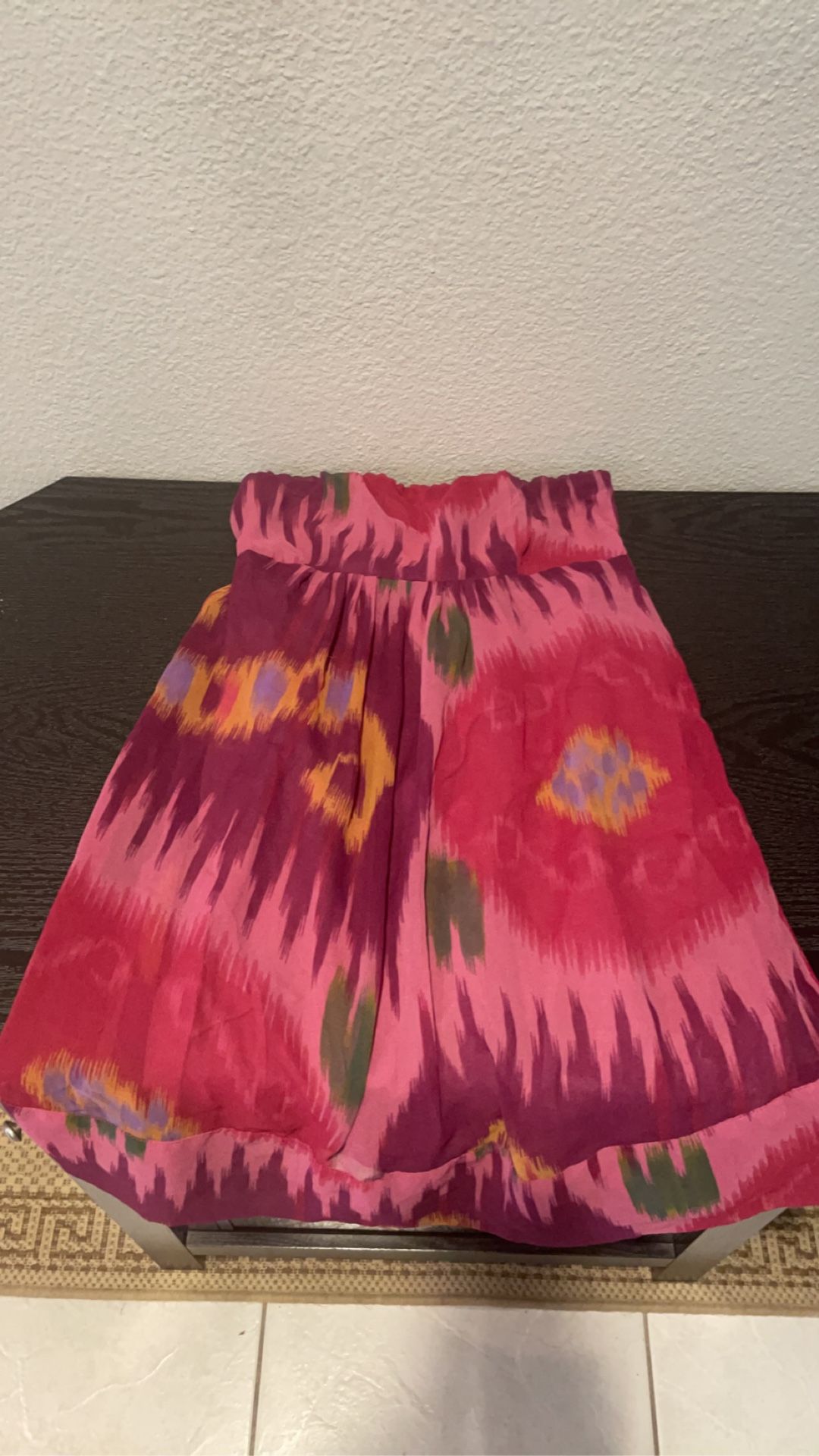 American Eagle floral pink and purple stretch tube dress size 4