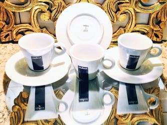 Lavazza White Porcelain Espresso set