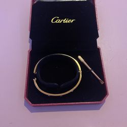 Gold Cartier bracelet