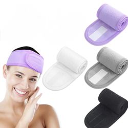Hairband, Spa Headband Hair Wrap - 7pcs colorful, Soft and Skin-friendly Material, Wide Applications, One Size Fits Most, For Face Wash, Makeup, Showe