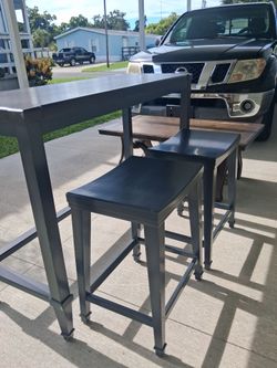 Table 2 stools and coffee table