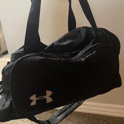Under Armor Black Duffel Bag