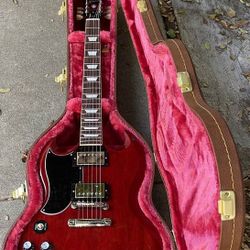 GIBSON USA SG Standard '61 Reissue LEFT HANDED electric guitar as NEW