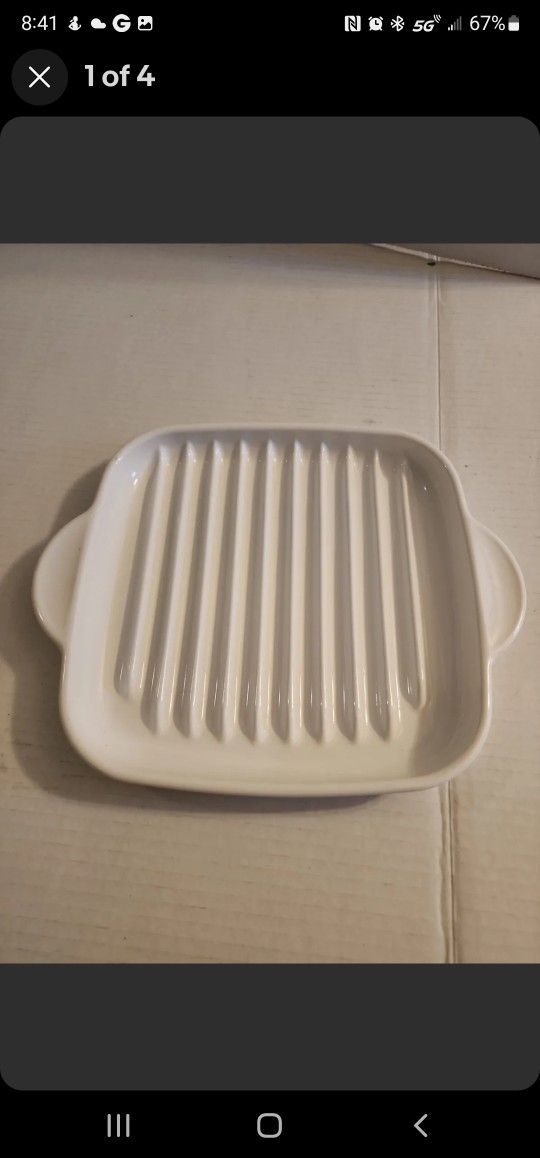 Corningware MR-3 RACK Microwave Grilling Plate. Perfect