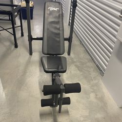 Adjustable Bench Press with Dumbells