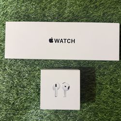Apple Watch + Apple AirPods