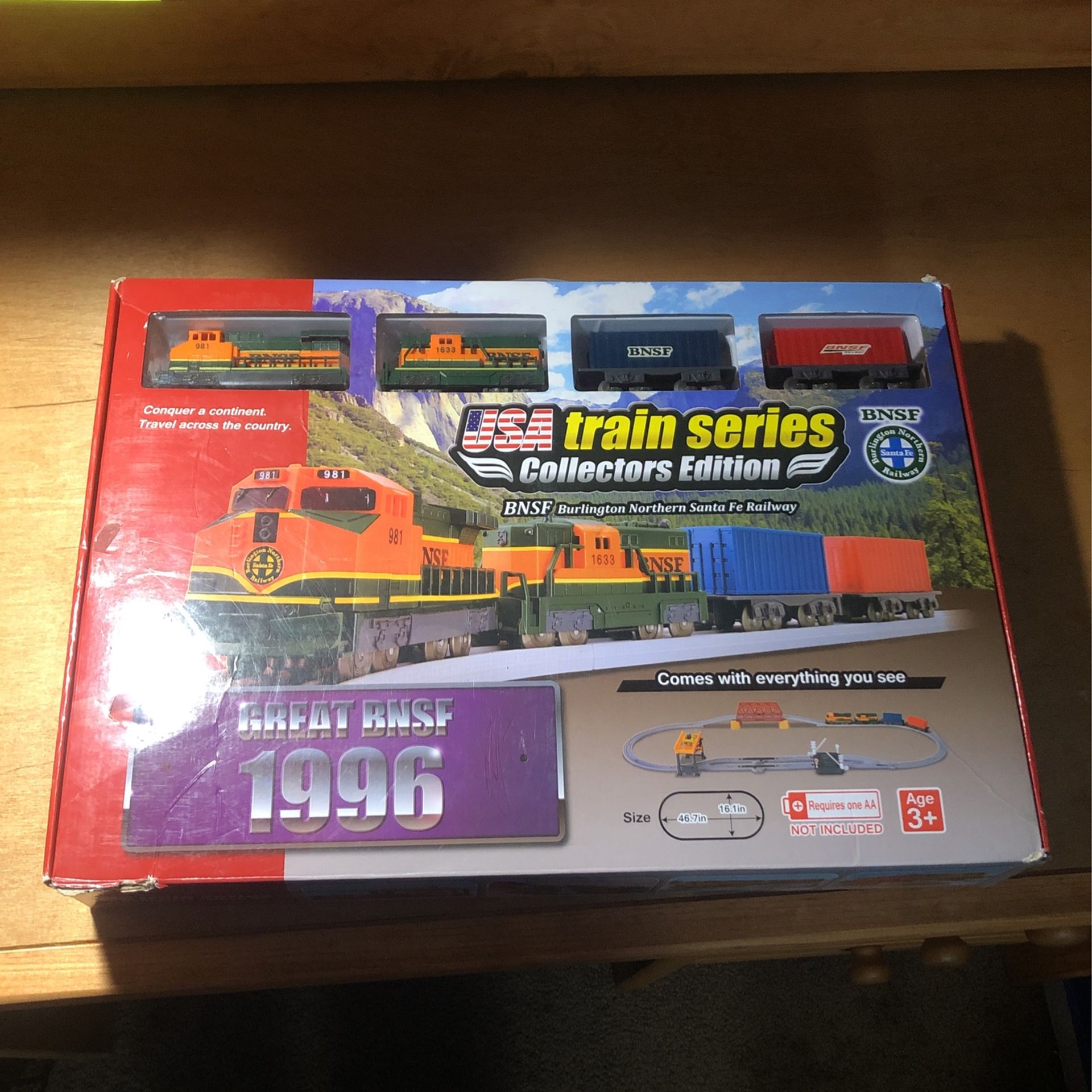 USA Train Series Collector’s Edition Bnsf Train Set