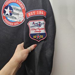 Authentic Red Tails Bomber Jacket Tag Still Attached