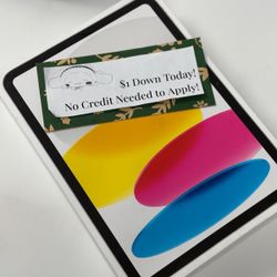 Apple IPad 10 Gen Tablet - Pay $1 To Take It Home Today and pay the rest later.