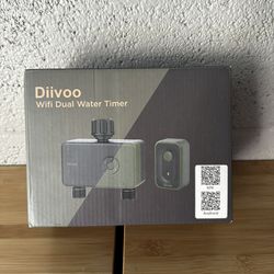 DIIVOO WiFi Sprinkler Timer 2 Zone