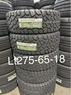 4 new lt275-65-18 at