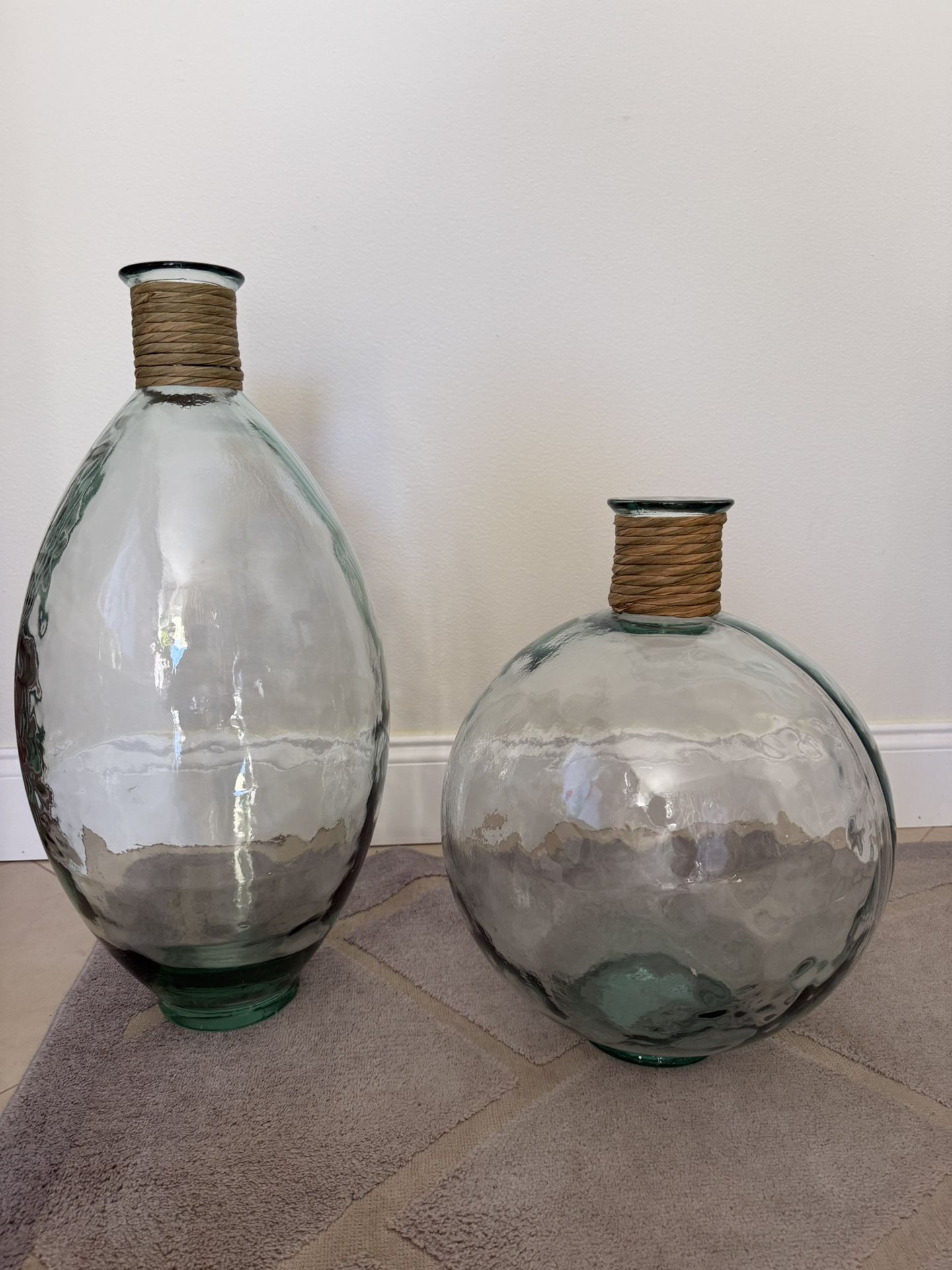 Large Glass Decorative vases