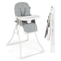 New INFANS Baby High Chair, Quick Folding Portable Highchair for Babies and Toddlers
