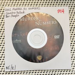 Murder By Num8ers DVD 2002 Drama Pre owned VG