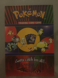 Pokémon cards list