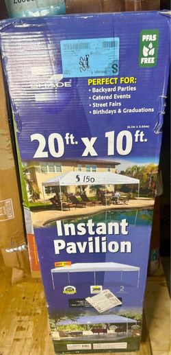 20ft x 10ft Instant Pavilion