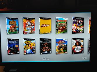 Nintendo Wii system with games