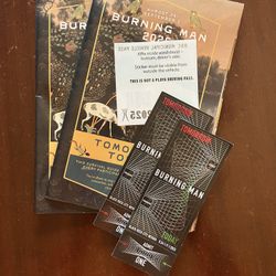 Burning Man 2025 - 2 tickets and 1 Vehicle Pass