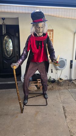 6ft animated scrooge