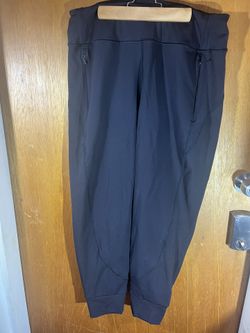 Athleta Rainier Joggers Like New Black Fleece-lined Large