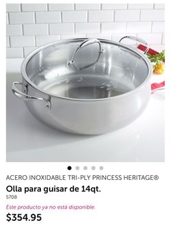 Princess House Olla Para Guisar De 14-Qt