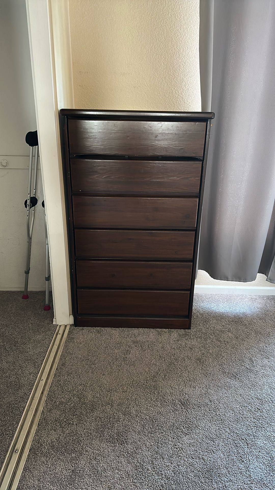 Solid Wood Dresser (6-drawers)