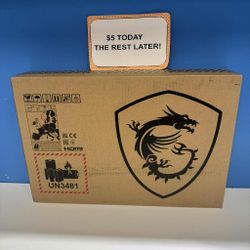 MSI Thin GF63 15.6 Inch 144HZ Gaming Laptop New - Pay $1 DOWN AVAILABLE - NO CREDIT NEEDED