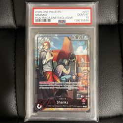 One Piece - PSA 10 Shanks (2025 PSA Magazine Exclusive)