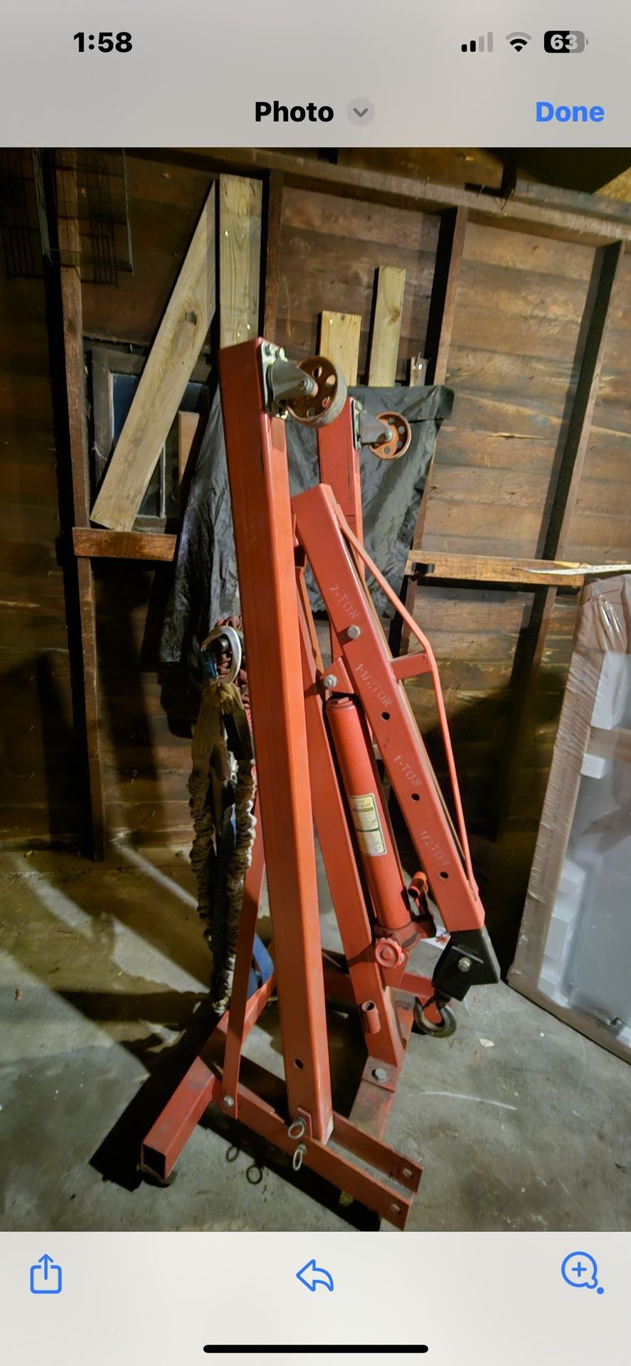 2 Ton Engine Hoist Pull