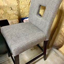 1 Gray counter height stool 