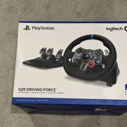Brand new Logitech G29 Driving Force Racing Wheel and Floor Pedals