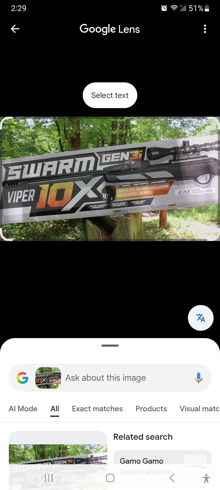 Gamo .22 Pe!!et Ri$le 