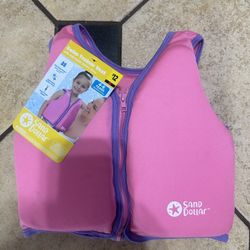 Brand New Girls Life Jacket $8! 4-6 Years Old 