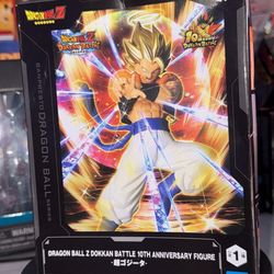 Banpresto Dragon Ball Z Super Gogeta Figure 10th Anniversary Dokkan Battle