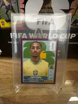 Joao Pedro WC26 panini sticker purple border