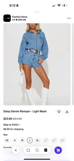 Fashion Nova Jumpsuit 