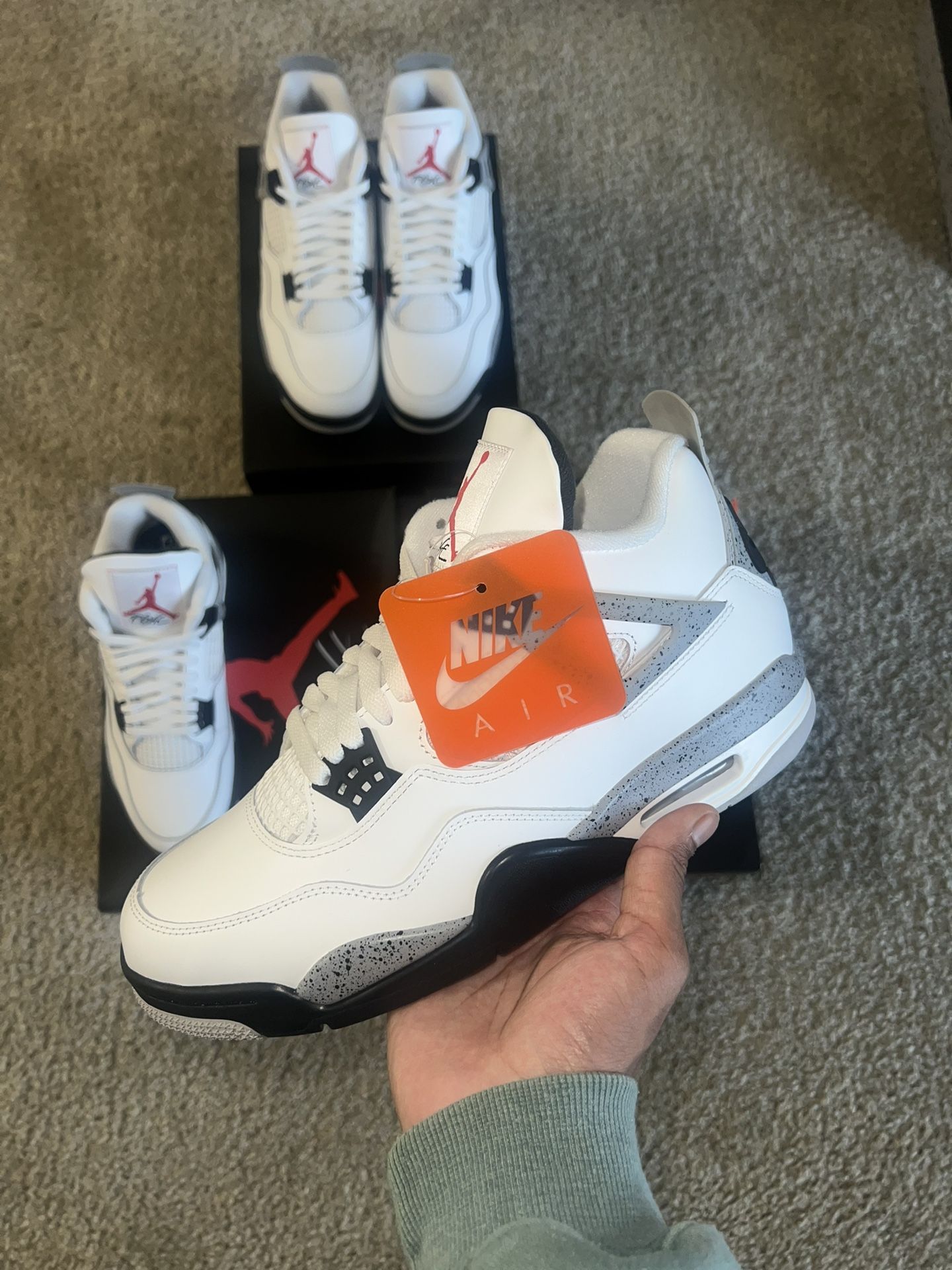 White Cement Jordan 4 2025